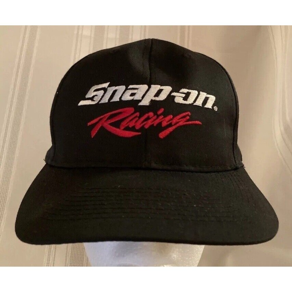 Snap-On Racing Black Embroidered Baseball Cap
